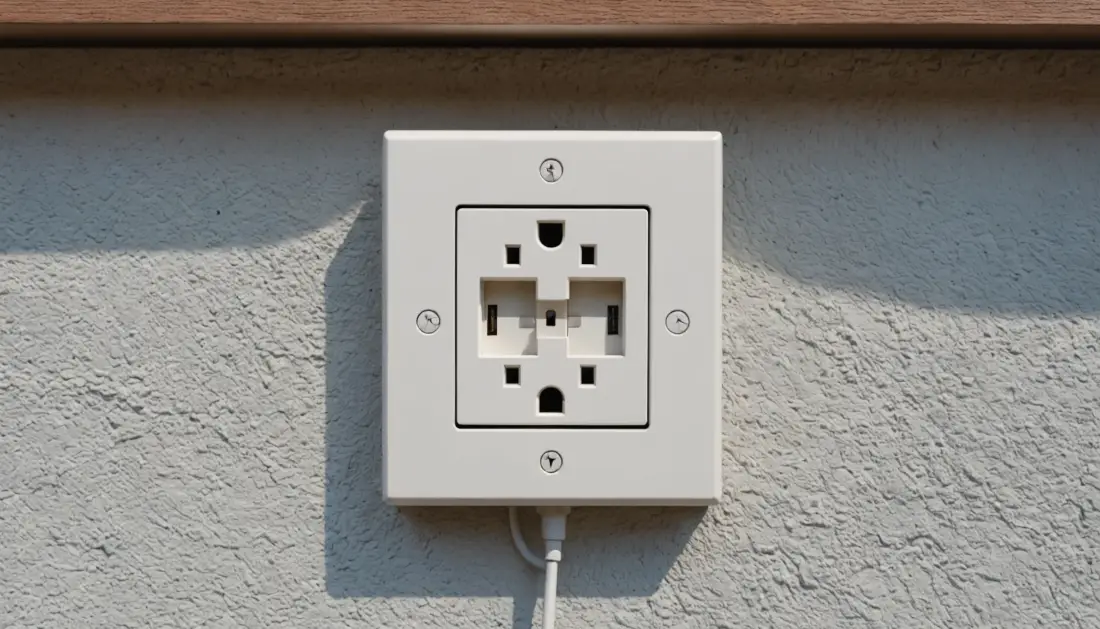 GFCI outlet for outdoor use